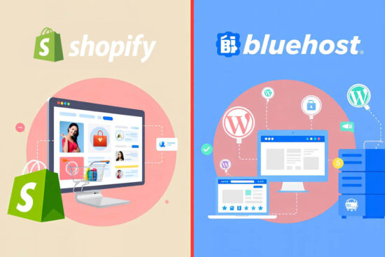 Shopify vs Bluehost